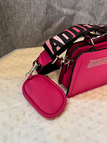 Bolsa Steve Madden Mini Fucsia Lisa Níquel Fucsia