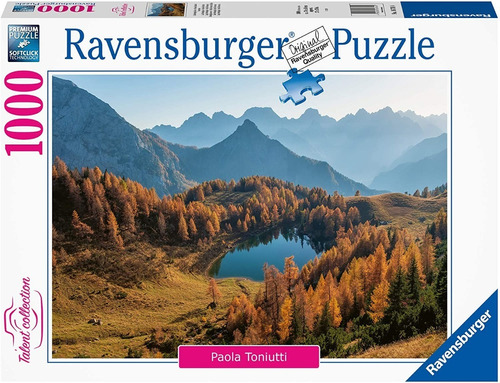 Rompecabezas Puzzle 1000 Lago Bordaglia, Italia Ravensburger
