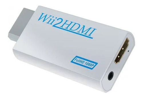 Imagen 1 de 9 de Adaptador Conversor Nintendo Wii A Hdmi Full Hd Audio Envíos