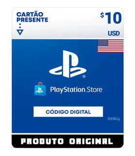 Gift Card Psn Card Playstation $10 Dólares Ps4 Ps5 Usa