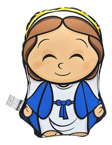 Boneco Almofada Naninha Nossa Senhora Das Graças Sorrindo