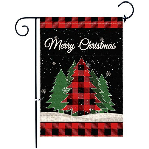 Bandera De Jardín De Árbol De Navidad De 12 X 18 PuLG...