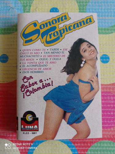 Cassette Sonora Tropicana Con Sabor A Colombia