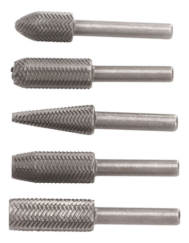 Juego De 5 Limas Rasp Grinder, De Aleación De Acero De Tungs