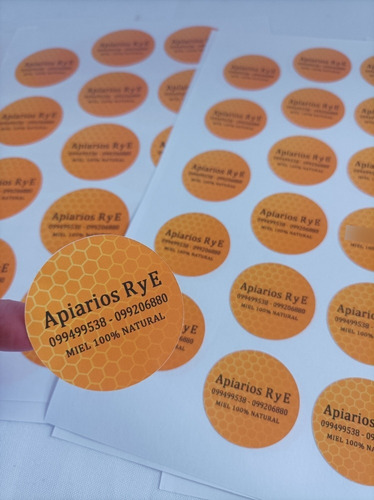 Imagen 3 de 6 de 10 Stiker Personalizados, Adhesivos En Papel Fotográfico