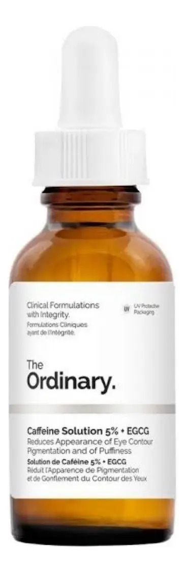 Sérum Caffeine Solution 5% + EGCG The Ordinary Eye Serum día/noche para todo tipo de piel de 30mL/30g 30+ años