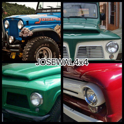 Imagem 7 de 8 de Kit Farol E Lâmpada Jipe Jeep F-75 Rural Cj3 Cj5 Willys Ford