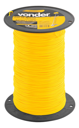 Fio De Nylon Espessura De 2,0 Mm C/ 500 Metros Vonder