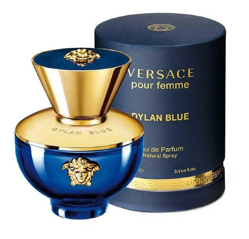 Imagen 2 de 2 de Perfume Dylan Blue De Versace 100ml Eau De Parfum Para Mujer