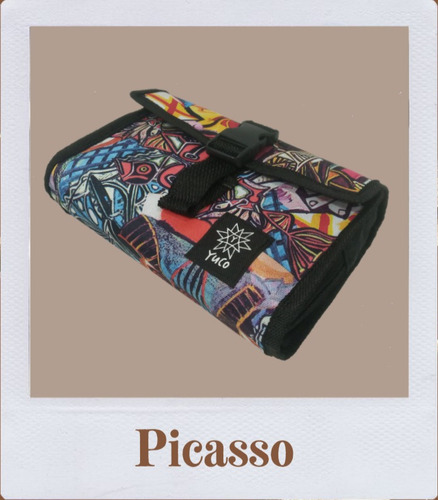 Imagen 2 de 7 de Cartuchera Desplegable Organizador Unisex Lisa -con Broche!-