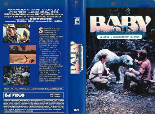 Baby El Secreto De La Leyenda Perdida Vhs 1985 Dinosaurios