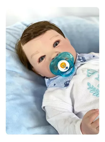 Bebe Reborn Menino Realista , Com Pipi , Toma Banho, Fofo