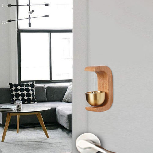 Wind Chime Doorbell Magnetic Ornament Light Color
