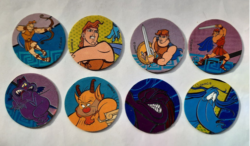 8 Tazos / Hércules De Disney / Serenito