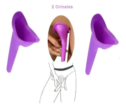 Orinal Portable Para Orinar Parada Femenino Embudo Mujer Xto