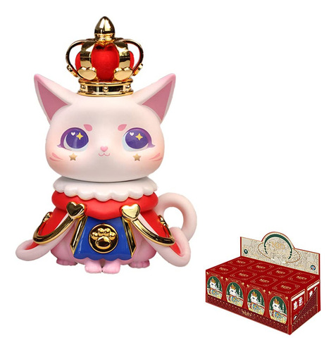 Mio Court Caja Ciega Gato Kawaii Figura Accion Modelo Lindo