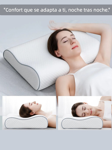 2 Piezas Almohadas Memory Foam, Almohada Memory Foam