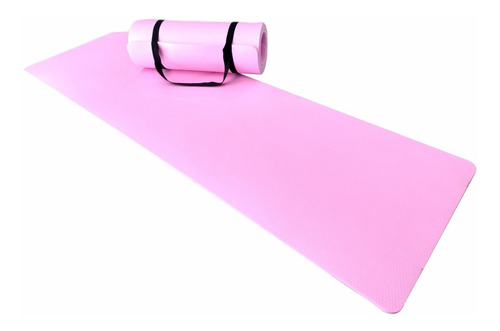 Imagem 4 de 7 de Tatame Esteira Para Yoga Exercícios Físicos 1,80mx53cmx10mm