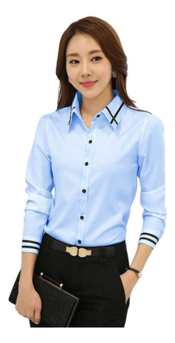 Blusa De Vestir Formal Con Decorado Para Mujer Para Trabajar