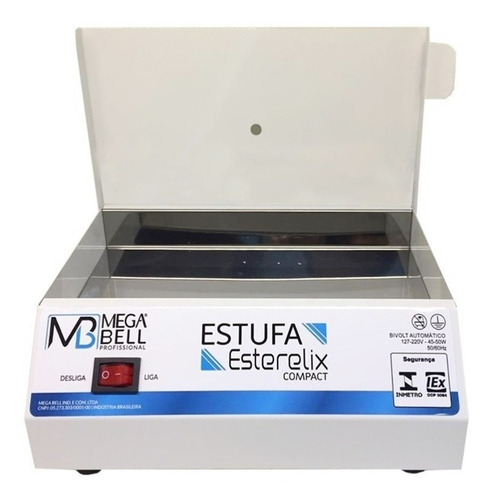 Imagem 3 de 6 de Estufa Esterilizador Manicure + Pedicuro Elétrico + 12 Lixas