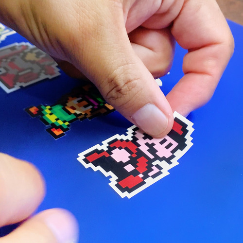 Sprites Videojuegos Retro 01 - Pack 75 Stickers/calcomanías