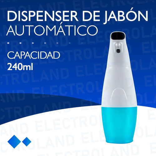 Imagen 2 de 10 de Dispenser Jabon Liquido Detergente Automatico 400ml Jabonera
