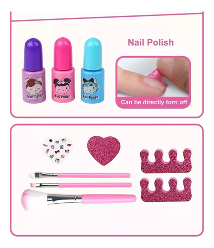 Estuche De Maquillaje Iantil, Navidad Con Maletín R Color