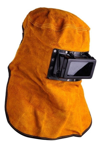 Para Soldador Con Casco, Máscara De Cuero, Estilo Capucha