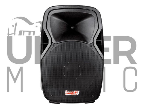 Imagen 2 de 4 de Cabina Activa Pro Dj Ps15a-mp3b Recargable + 2 Micrófonos-fm