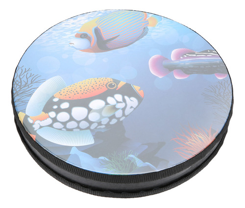 Tambor De Percusión Orff Sea Sound Ocean Children, 10 Pulgad