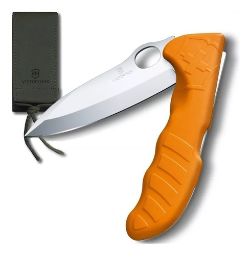 Canivete com fechadura Victorinox Hunter Pro e estojo laranja