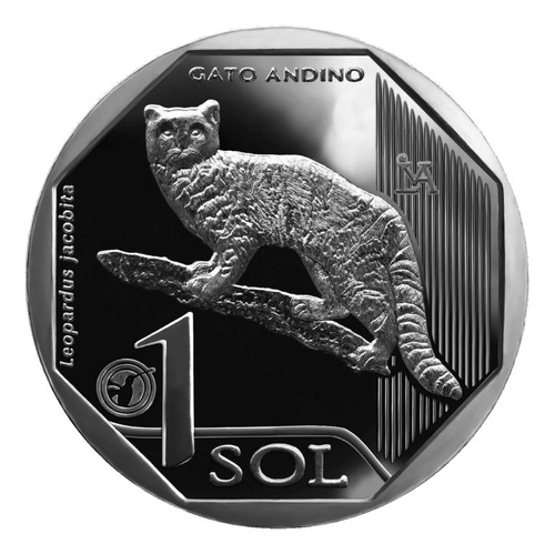 Moneda Del Gato Andino - Fauna Silvestre A. Del Perú - Mc9