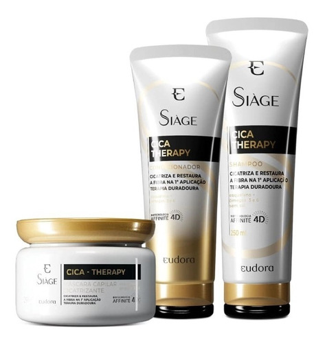 Eudora Siage Cica-therapy Shampoo + Condicionador + Máscara 