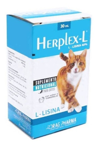 Suplemento Nutricional Para Gato Herplex 30ml