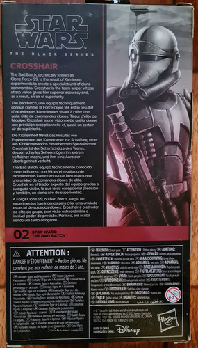 Star Wars Black Series Hunter Echo Crosshair Wrecker Tech (Usado)