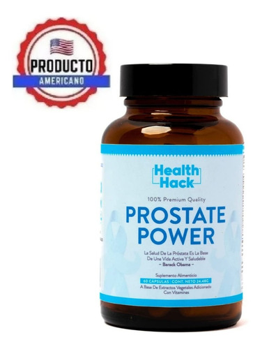 Prostate Power Salud De  Prostata, Licopeno. 60 Capsulas. Sabor Sin Sabor