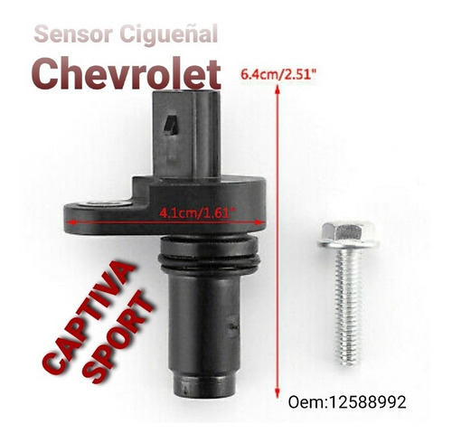 Sensor Cigueñal Pc553 Chevrolet Captiva Sport Malibu Impala