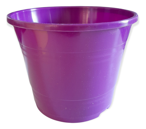 Pack Maceta Plástico T.a Plastic Rocio N12 X 10u Violeta