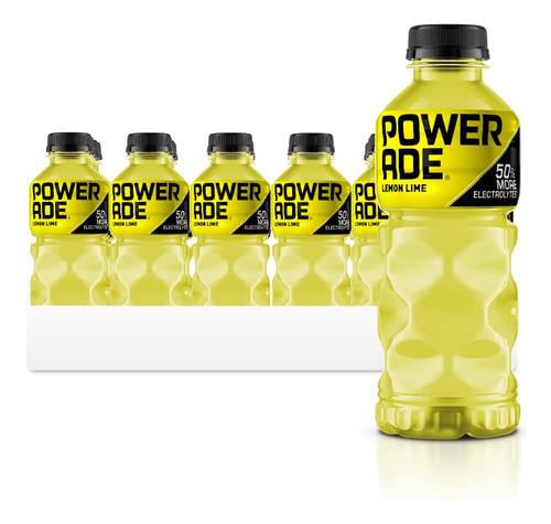 Powerade Sports Drink Limon Lima, 20 Onzas (paquete De 24)