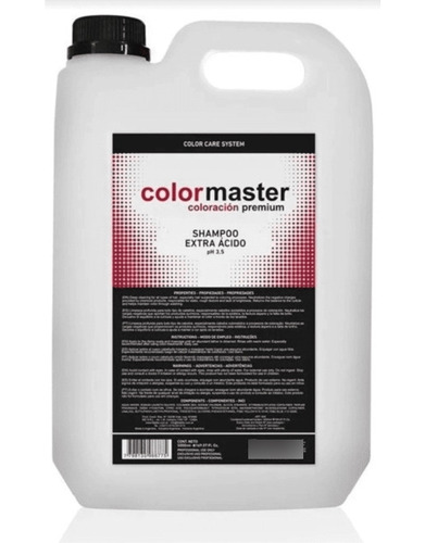 Shampoo Extra Ácido Fidelité Colormaster De 5 Litros Teñidos