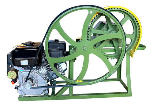 Engenho De Cana A Gasolina Partida Elétrica 7hp Rolo De Inox
