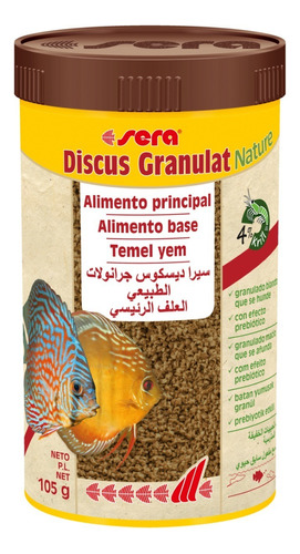Alimento Peces Sera Discus Granulat Nature 250ml (105gr)