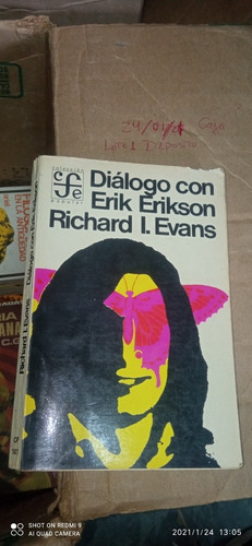 Libro Diálogo Con Erik Erikson. Richard Evans