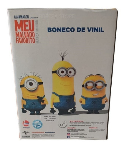 Imagem 6 de 6 de Bonecos De Vinil Dos Minions Kevin Ou Stuart Ou Bob Original