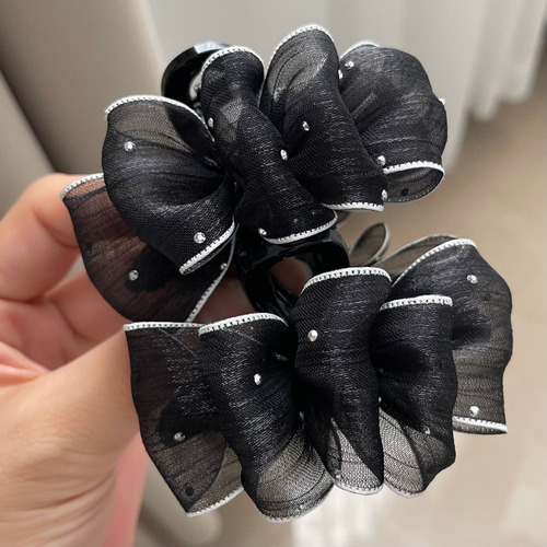 Elegante Pinza De Pelo Con Lazo Para Mujer, Accesorio Elegan