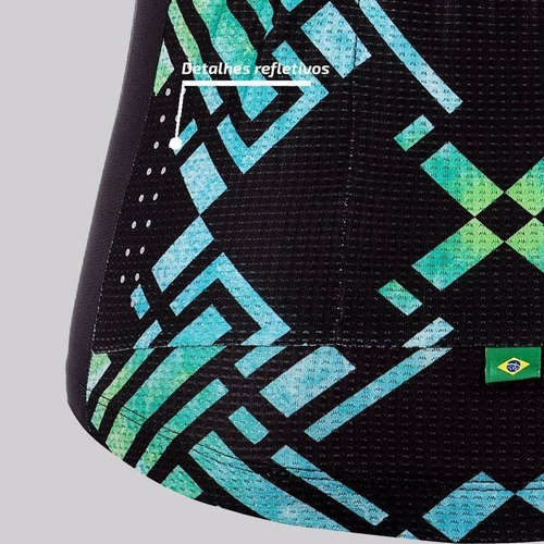 Imagem 6 de 8 de Camisa Ciclismo Mauro Ribeiro Feminina Draw Verde Mtb Speed