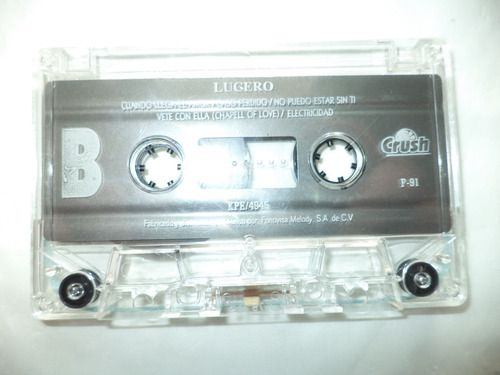 Casete. Vive La Música A Todo Crush Con Lucero (Usado)