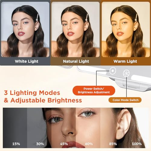 Espejo De Maquillaje De Viaje, Espejo De Maquillaje Tríptico