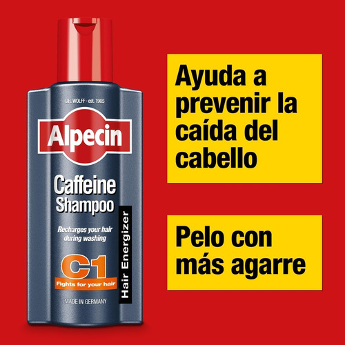 Shampoo Alpecin Cafeína C1 Anticaída 250ml