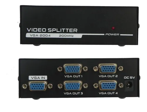 comprar Splitter Vga 1 Entrada 4 Salidas- Mulplicador De Puertos Vga